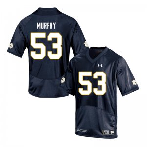 Notre Dame Fighting Irish Men's Quinn Murphy #53 Navy Under Armour Authentic Stitched College NCAA Football Jersey RMN1399DS